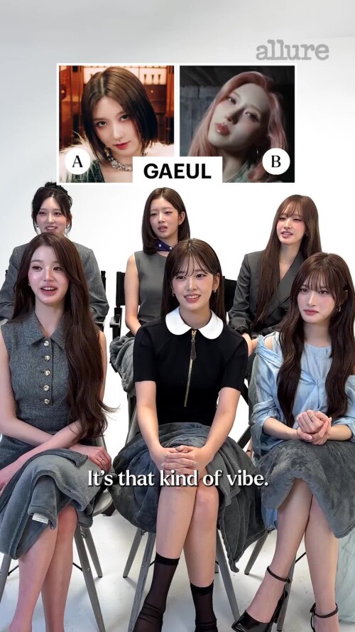260513 Allure Official TikTok Update with IVE - From bangs to pink hair, platinum blonde, and bobs, keep watching to see what #IVE thinks of some of their past looks ✨